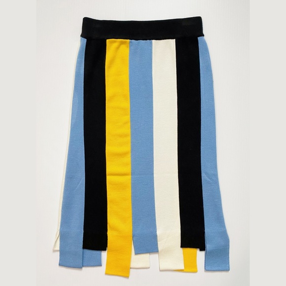 NWT FEW MODA Multicolor Striped Knit Skirt - Picture 6 of 7